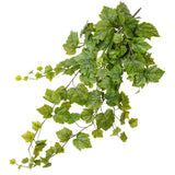 39" Real Touch Lifelike Artificial Green Grape Leaf Bush Green Plant