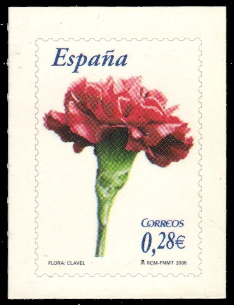 SPAIN 3392 - Fauna and Flora "Carnation Flower" (pb58755) Carnation