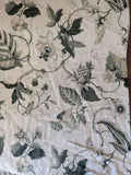 P Kaufmann Blanca Linen Loden fabric material upholstery buy by the yard CC Flowering Plants