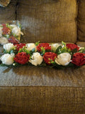 New Red White Artificial Roses For Centerpieces Roses