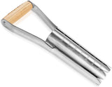 Garden Bulb Planter with 6 Inches Depth Mark, Garden Bulb Transplanter Tool with Garden Plants