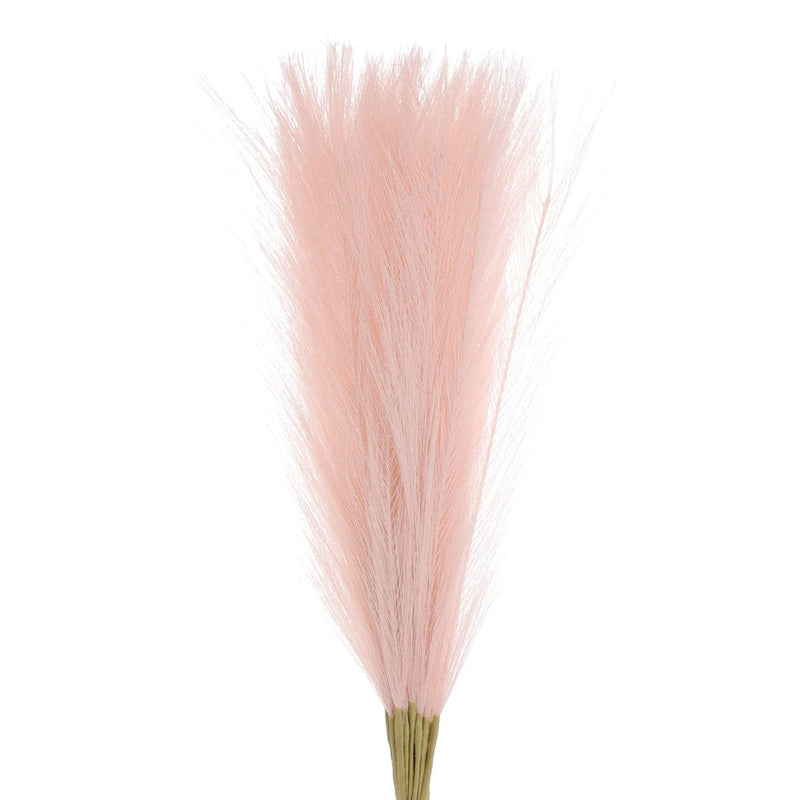 18Pcs Faux Pampas Grass,21" Fake Pampas for Wedding Decoration,Pink Pampas Grass