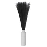 30PCS Faux Pampas Grass Decor, 17"/43cm Artificial Fluffy Grass Stems, Black Pampas Grass
