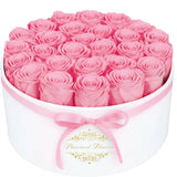 17 Forever Flowers in a Luxury Suede Box, Preserved Roses Birthday Gifts for Roses