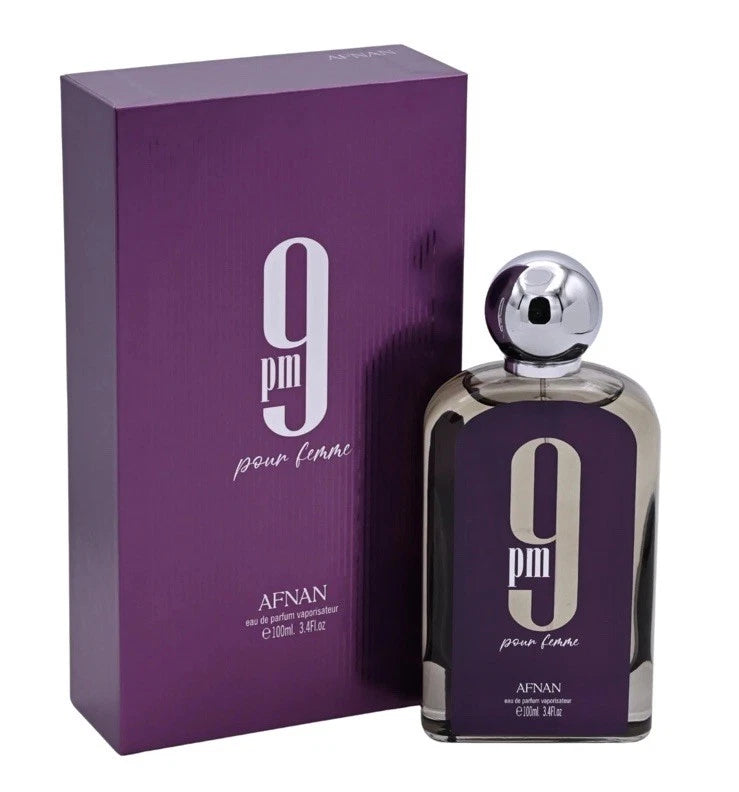 9 PM Pour Femme by Afnan Perfume for Women EDP 3.3 / 3.4 oz New In Box EDP