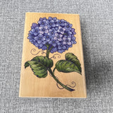 Hydrangea Wood Rubber Stamp Suzanne Nicoll Rubber Stampede 3262H Hydrangea