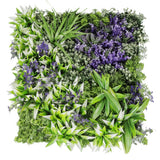 20" Artificial Grass Mats 3D Mixed Plant Wall Hedge Decor For Home Festival #14 Green Plant
