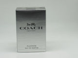 Coach Platinum Perfume For Men EDP Spray 3.3 oz New sealed box authentic EDP