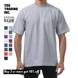 PROCLUB MENS HEAVYWEIGHT SHORT SLEEVE T SHIRTS PRO CLUB CASUAL COTTON TEE SHIRT Roses