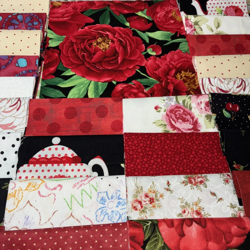 "Bed Of RosesÓ- Pre-cut QUILT KIT- Love, Roses,red, Wedding, Anniversary Roses