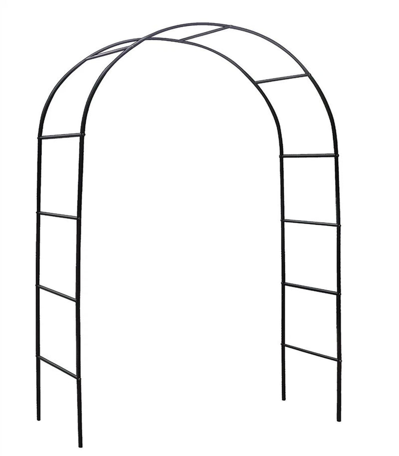 78"H x 45"W Metal Garden Arch Trellis; Adjustable Arbor Trellis for Garden Climb Garden Plants