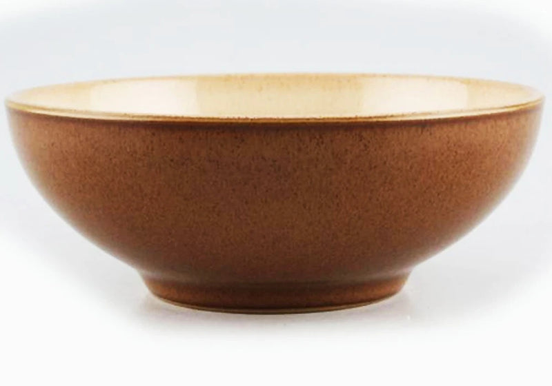 PAMPAS by Denby Open Round Vegetable Bowl 7" NEW NEVER USED made in England Pampas Grass