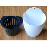 3 Pcs Hanging Flowerpot Lazy Water-absorbing Basket Wall Garden Planter Garden Plants