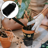 20pcs Square Plastic Mesh Net Cup for Hydroponics - 1.5inch Garden Slotted Garden Plants