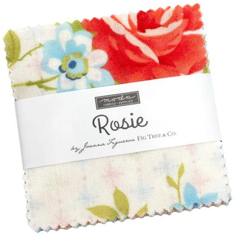 Rosie Mini 2.5" Charm Pack by Fig Tree & Co. for Moda Fabrics Flowering Plants