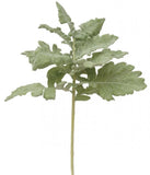 Frosted Dusty Miller Stem Faux Plants And Trees Green Plant