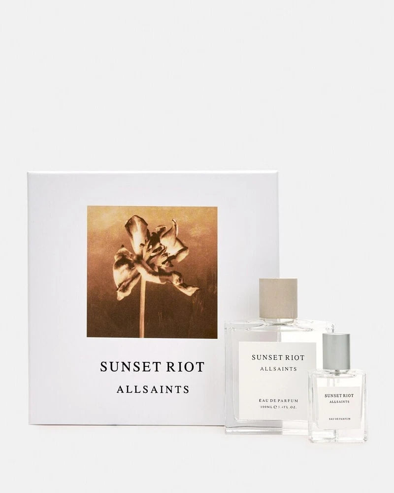 Allsaints Sunset Riot 2-piece EDP gift set with box and spray bottle