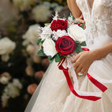 Wedding Bridal Bouquet Artificial Flowers Supplies Ornament Rustic Romantic Bouquet