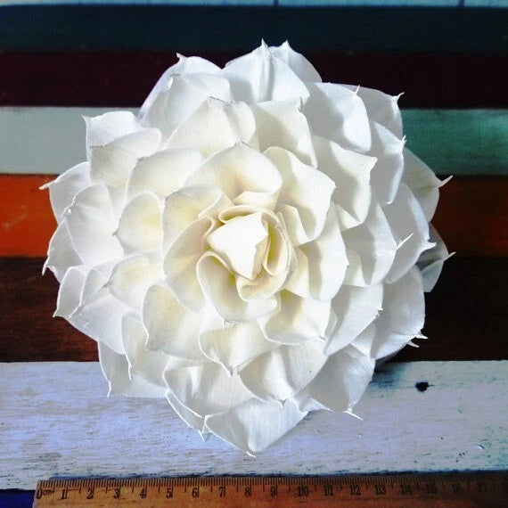 9 Dahlias Sharp Edge Artificial Sola Wood Flower Diffuser Flowers 15 cm Dia. Sunflower