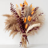 12Ð17" Fall Dried Flower Bouquet Ð Pampas Grass , Lavender & Autumn Floral Decor Dried Flower