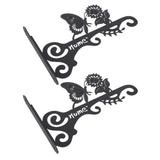 2 Pcs Hanging Basket Hooks Outdoor Garden Pot for Wall Decor Baskets Hangers Garden Plants