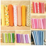 Mixed (100%) Cotton Fabric Material Joblot Values Bundle Scraps Offcuts Quilting Flowering Plants