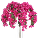 4PCS Bougainvillea Artificial Flowers 42" Long Stem Pink Faux Silk Bougainvil... Roses