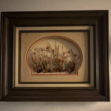 Framed Dried Flowers Wall Art Arrangement Decorative Piece Multiple Parts Dried Flower