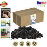 All-Natural 30 Qt Horticultural Charcoal | Air Purifying Plant Soil Additive Orchids