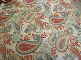 Richloom Solarium Indoor Upholstry Fabric Floral Paisley 2yd 35" x 56 2019 Flowering Plants