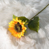 Simulation Sunflower Pastoral Style Artificial Flower False Silk Sunflower For Sunflower