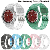 Strap + TPU Case for Samsung Galaxy Watch 6 5 Classic 47 43MM 40 44mm Watch Band Roses