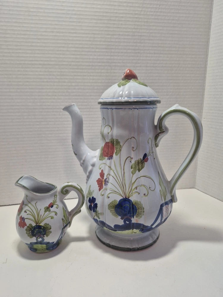 Vintage Sigma Carnation Taste Setter Mini Coffee Pot & Creamer-Origin Italy 1970 Carnation