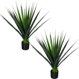 3FT Realistic Agave Plant - UV Resistant Faux Succulent for Home & Patio Decor Green Plant