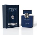 Monsieur Blue by Milestone 100ml 3.4oz EDP Spray for Men New EDP