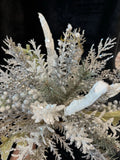NEW Mackenzie Child Blush Bouquet Silver Bouquet