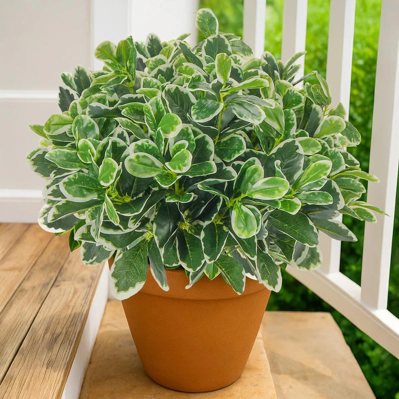 Faux Plants Outdoor Artificial Greenery 6Pcs Faux Greenery for Planters Fake ... Green Plant