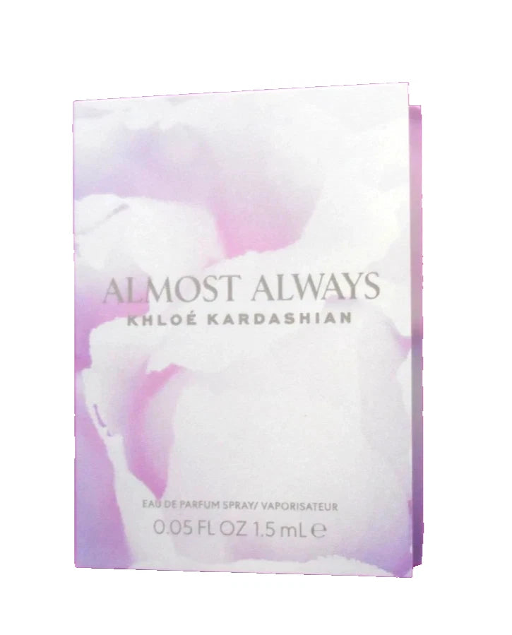 KhloŽ Kardashian Almost Always Eau de Parfum Spray 0.05 Fl Oz SAMPLE PROMO CARD EDP