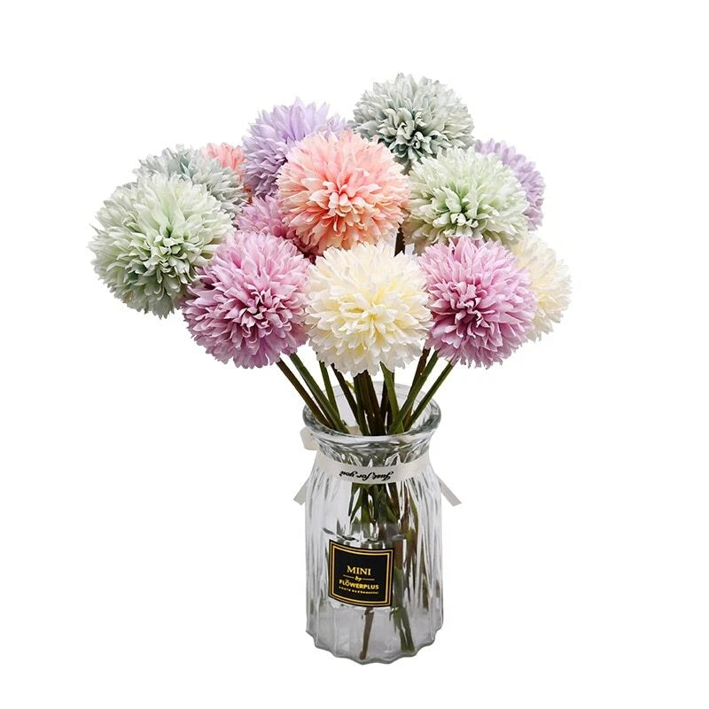 Artificial Flower Chrysanthemum Ball Silk Hydrangea Christmas Garden Decoration Hydrangea