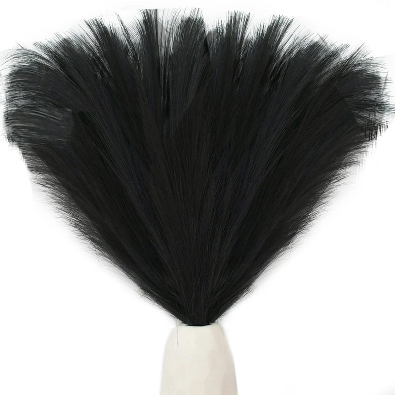 Mandy's Black Silk Pampas Grass Bouquet 20 Stems 17.7in 17.7 inches, Pampas Grass