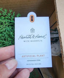 BOX OF 4!! 18.5" x 22" Faux Fern Potted Plant - Hearth & Hand with Magnolia Green Plant