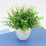 10 Pcs Eucalyptus Tree Faux Plants for Indoors Artificial Decor Tropical Green Plant