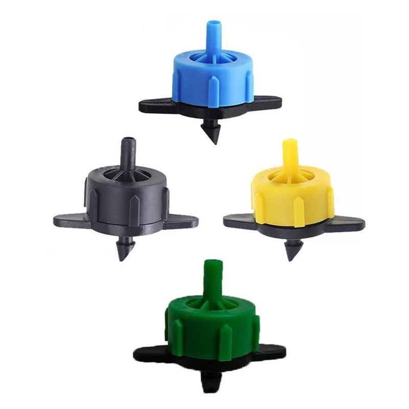 100 Adjustable Drippers for Garden Plants Tree Bases and Container Gardening Garden Plants