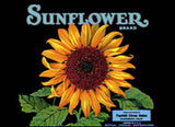 Vintage Postcard, Crate Label, Sunflower, Flower, new unused, 4