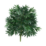 29" Bamboo Palm Artificial Plant Set of 2 Faux Tropical Greenery Green Plant
