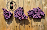 35lbs. Sm,Med,Lg Purple Dry Shelf Rock Lightweight, Porous, Aquarium Live Anemone