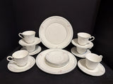 Vintage Royal Doulton Carnation Lot of 17 Plates, Cups & Saucers H5084 England Carnation
