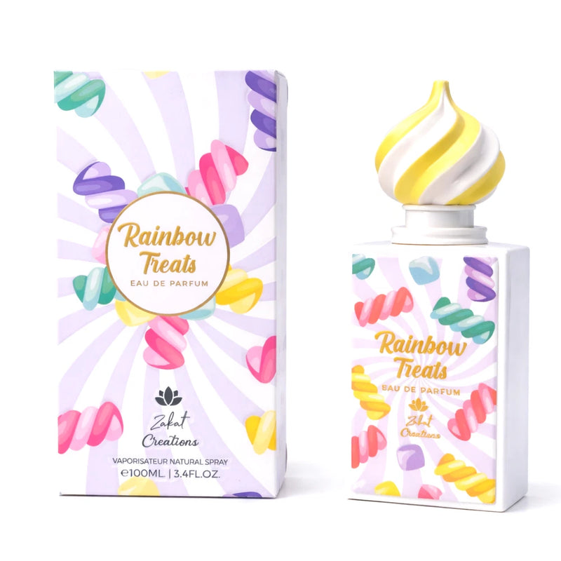 NIB Rainbow Treats EDP Spray for Women 100 ML/3.4 OZ by Zakat Creations UAE __ EDP