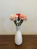 Handmade Crochet Carnation Bouquet, Forever Flower Gift, MotherÕs Day Gift Carnation