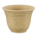 HC Companies Sierra 10 Inch Round Resin Flower Garden Planter Pot, Arizona Sand Garden Plants
